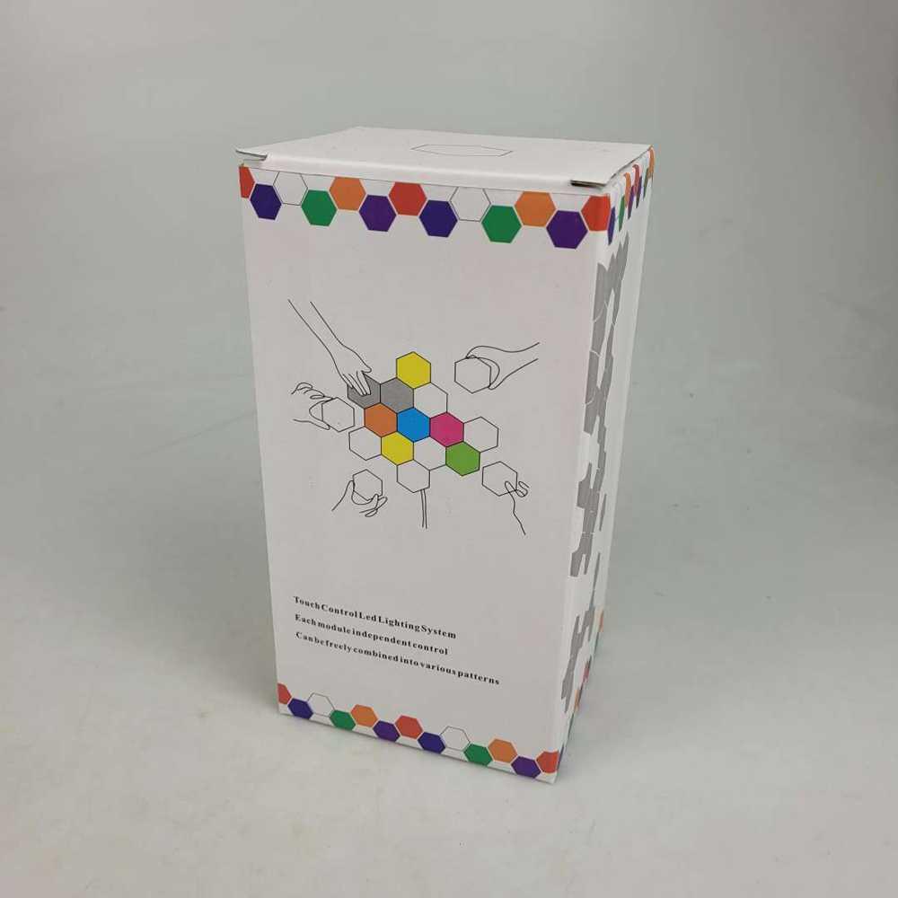 Yabstrip Lampu Dekorasi Hexagon LED RGB Touch Sensor 6 PCS D004