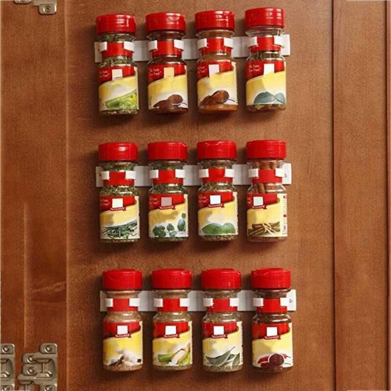 OIMG Rak Gantung Botol Bumbu Dapur Spice Bottle Storage Rack 2 PCS G56