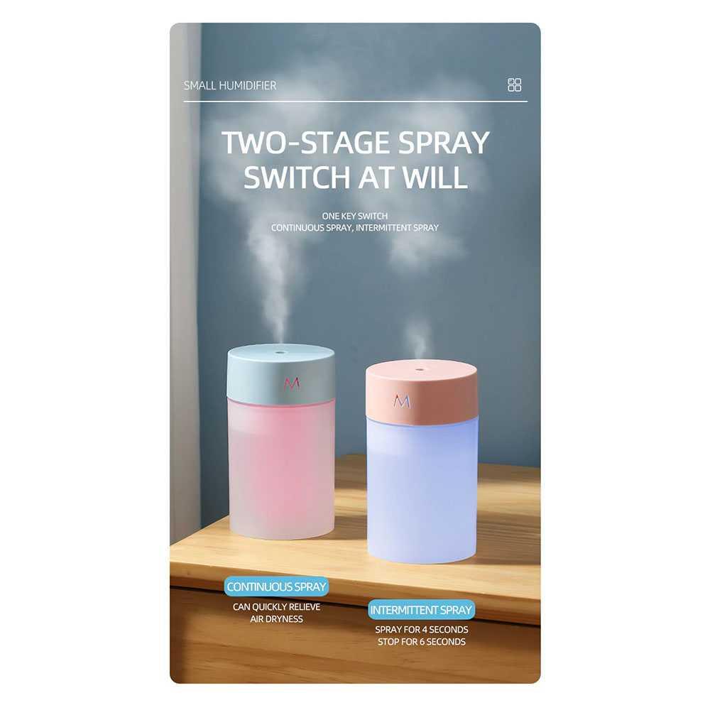 Mini Air Humidifier USB 260ml - A109 Humidifier Diffuser Aromaterapi Difuser Aromatherapy Disfuser Aromaterapi Diffuser Aromatherapy Diffuser Humidifier Bayi Flu Dan Batuk Oil Diffuser Difuser Humidifier Aromaterapi Ruangan Difuser Humidifier