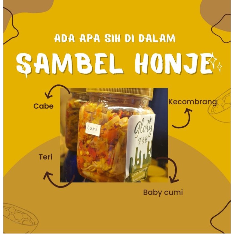 

sambel sambal honje baby cumi teri bawang