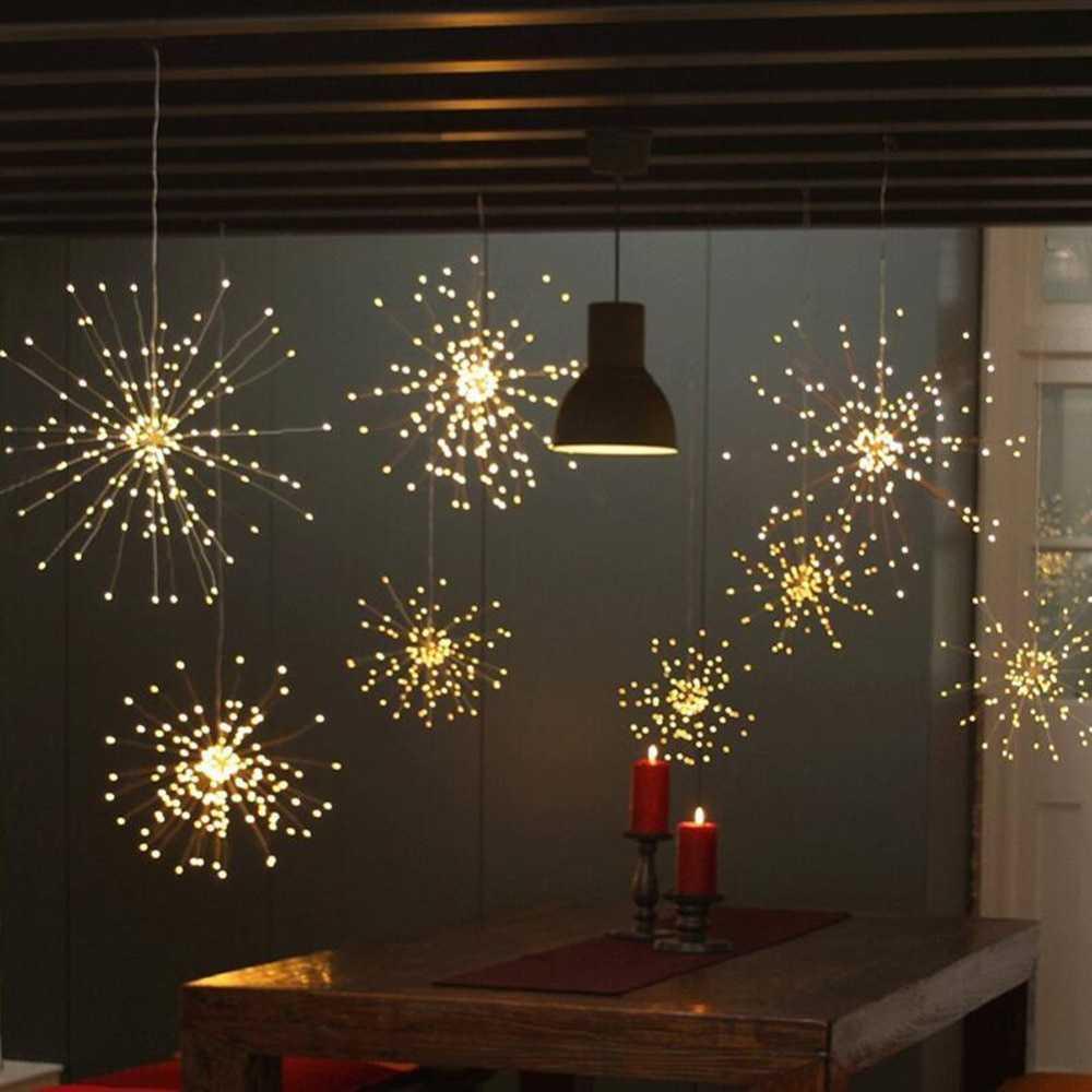 Toifucos Lampu Hias Gantung Model Fireworks 120 LED with Remote S14622 Lampu Tidur Lampu Tidur Aesthetic Hiasan Dinding Hiasan Kamar Lampu Led Kamar Lampu Gantung Lampu Led Strip Lampu Hias Hiasan Kamar Aesthetic Lampu Kamar Tidur Lebaran Lampu Hias Gantu