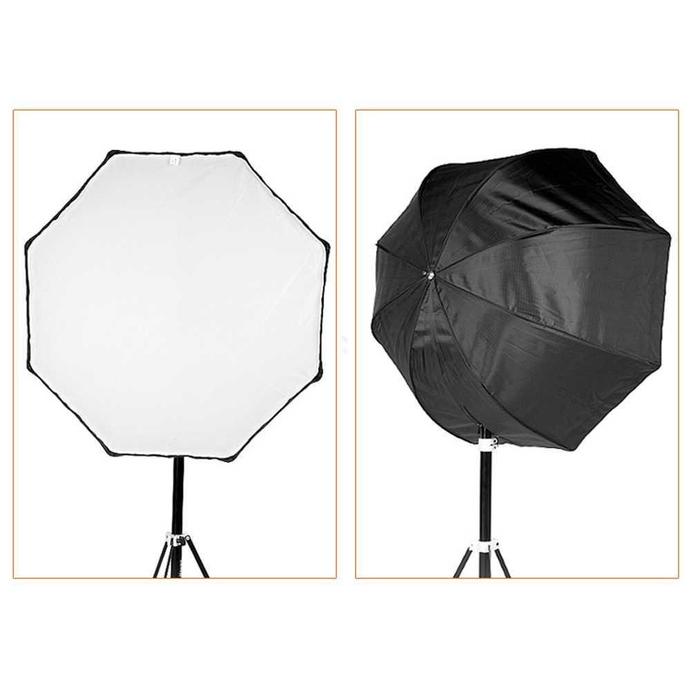 TaffSTUDIO Payung Octagon Softbox Flash Speedlight 80CM LD-TZ207 Payung Besar Payung Lipat Mini Payung Mini Softbox Payung Kecil Lighting Studio Studio Lampu Studio Studio Mini Lighting Godox Mini Studio Box Studio Foto Payung Putih Lampu Studio Mini Mini