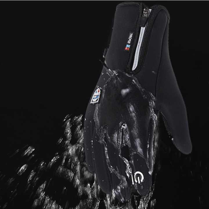 SPORT Sarung Tangan Racing Glove SBR Pad Waterproof Touchscreen Size L Z910