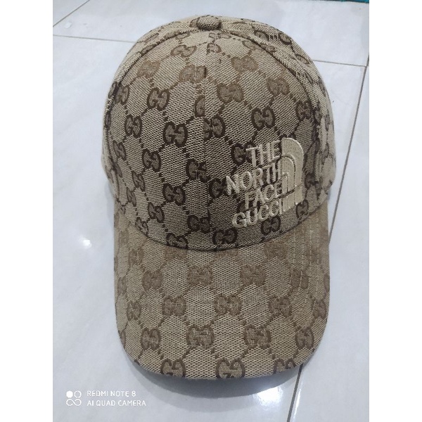 TOPI IMPORT BARU TNF X GUCCI