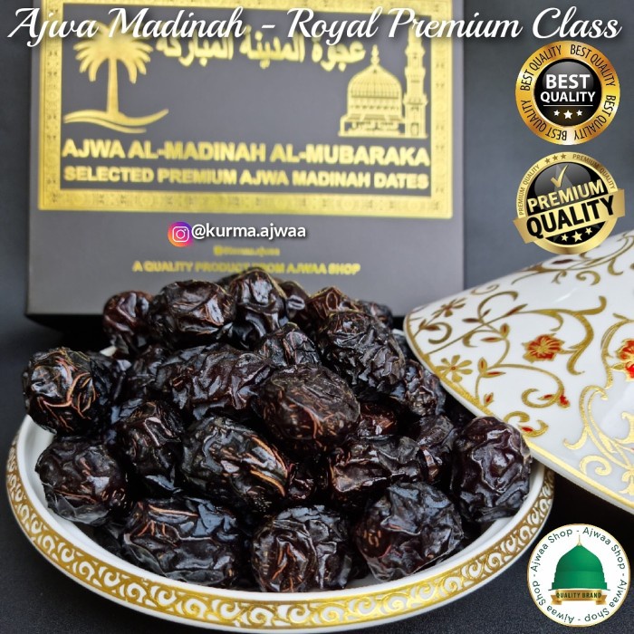 

✨NEW✨ -Kurma Ajwa Royal Black Premium Asli Madinah 1 Kg- 2.2.23