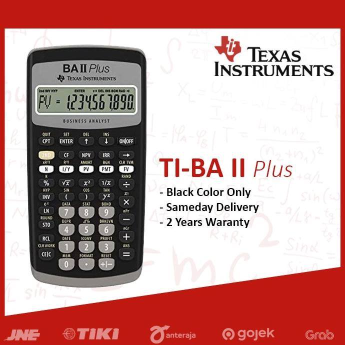

Texas Instruments Ba Ii Plus Financial Calculator
