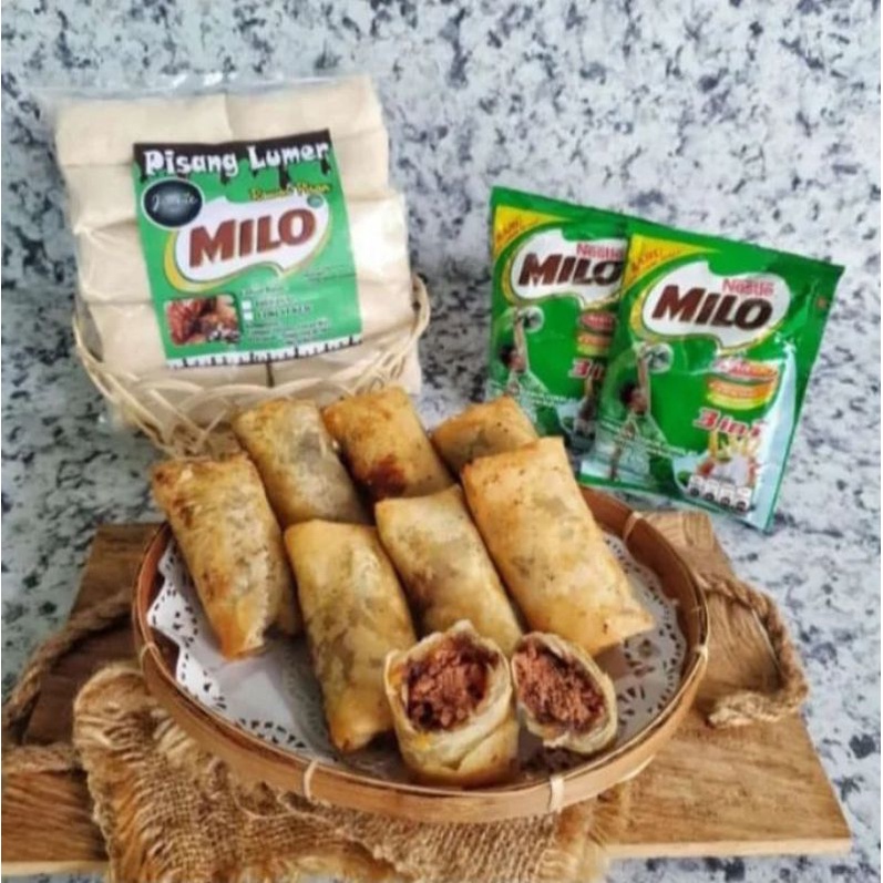 

PISANG LUMER ISI MILO