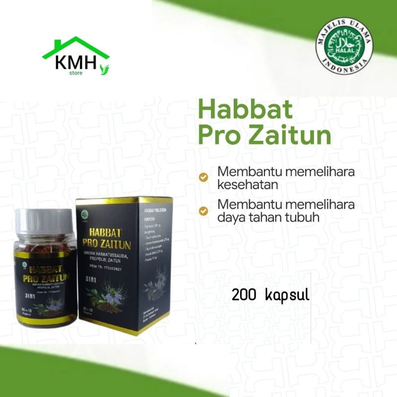 

Habbat Pro Zaitun 200 Kapsul