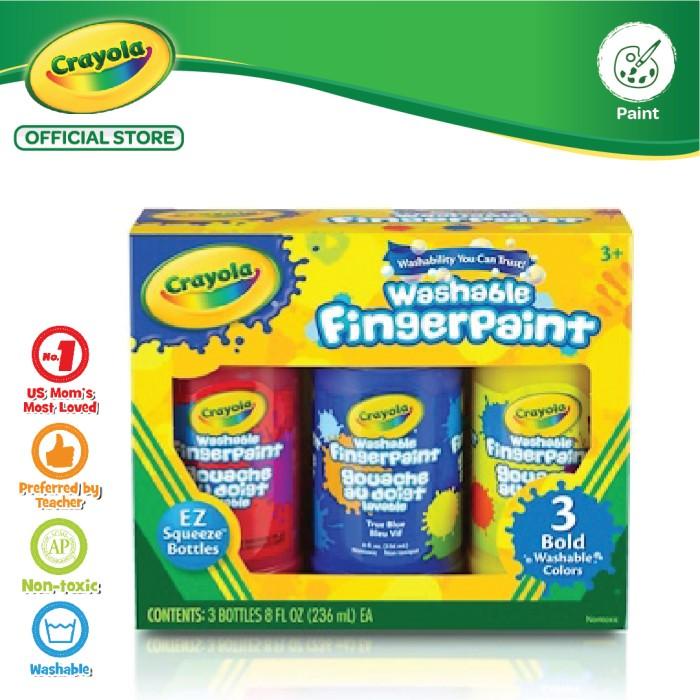 

Crayola Washable Bold Fingerpaint - 3 Color Best Seller