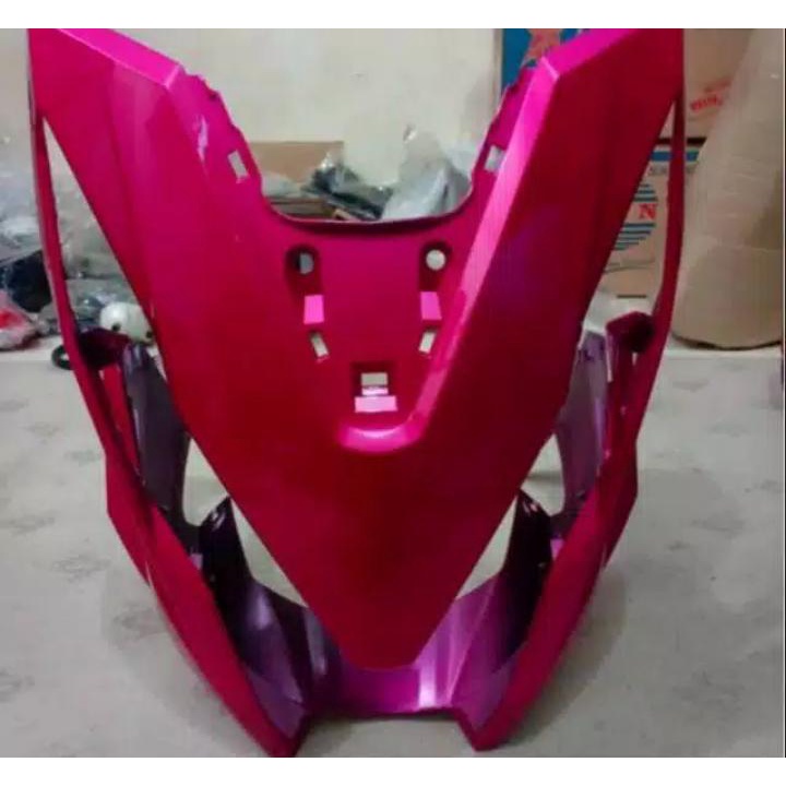 TAMENG COVER DEPAN BEAT FI NEW ESP STREET ECO DIGITAL LED 2017 PINK SEPERTI ORI