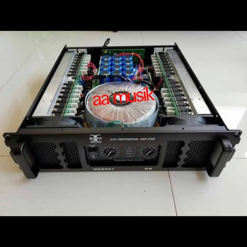 POWER AMPLIFIER RDW ND6001MK2 CLASS GB ORIGINAL 2 CHANNEL ND 6001 MK2