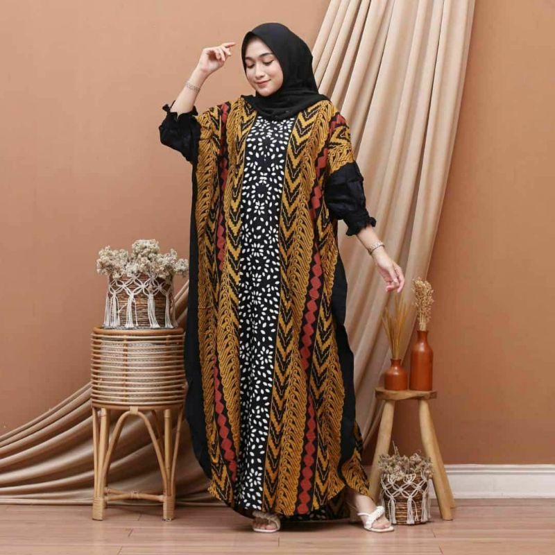 GAMIS KAFTAN JUMBO BUSUI KEKINIAN DASTER ARAB JUMBO  MODERN LONGDRESS KAFTAN JUMBO