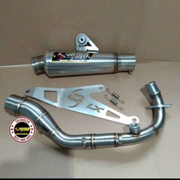 Knalpot Vespa Matic Lx 150 2V Type M3 Shijiro Racing Original