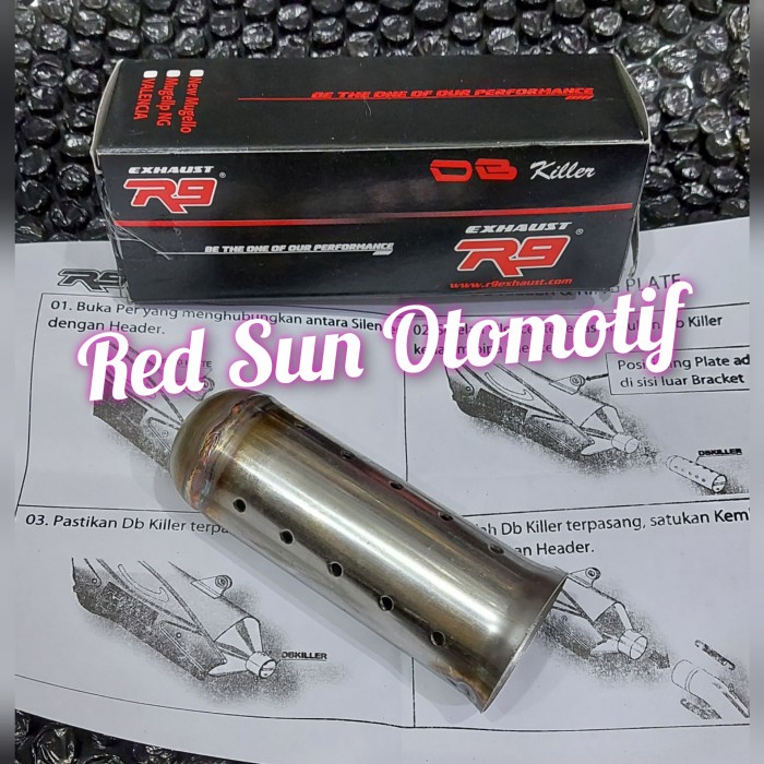 Peredam Suara Db Killer Knalpot R9 Misano Aerox Pcx Nmax Vario Ori