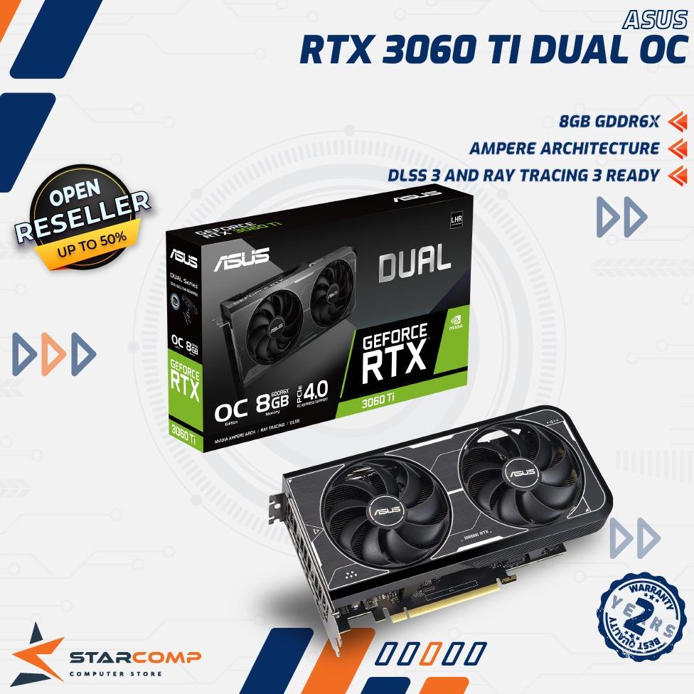 ASUS GeForce RTX 3060 Ti DUAL OC 8GB GDDR6X VGA RTX3060Ti 8G