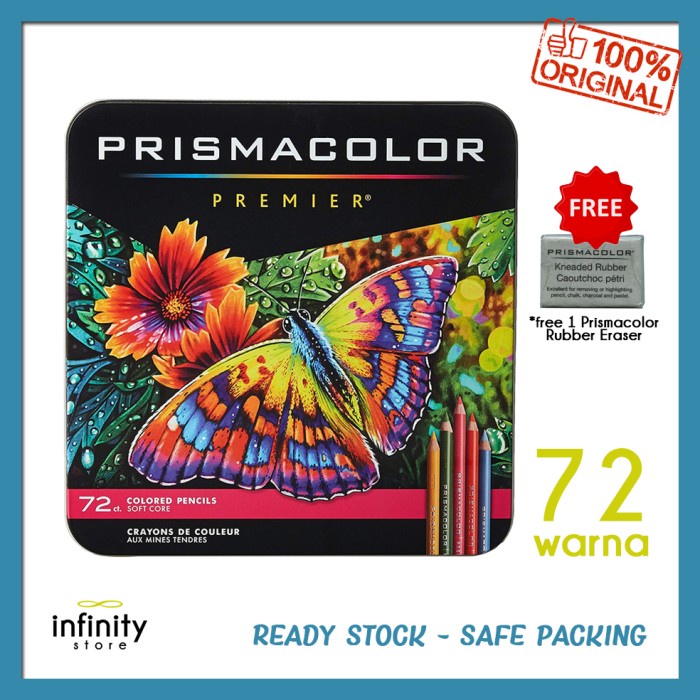 

Terlaris Prismacolor Premier Colored Pencils Soft Core Color 72 W Prisma Color
