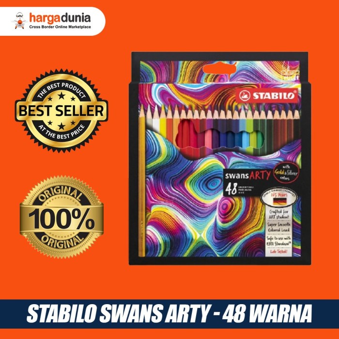 

Terlaris Stabilo Swans Arty Colored Pencils 48 Pcs