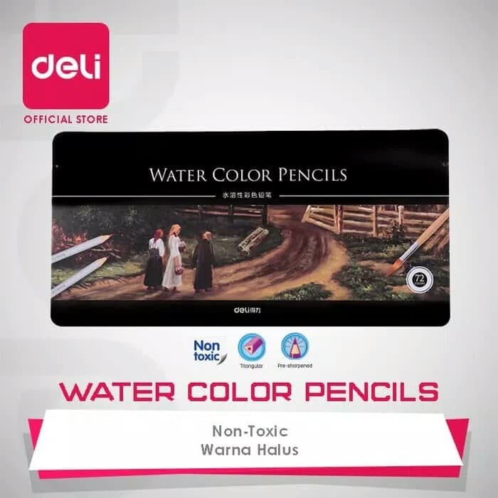 

Terlaris Water Color Pencil Deli Isi 72 Warna ( Box Kaleng Yang Kokoh )