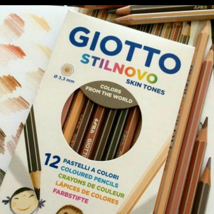 

Terlaris Pensil Warna Giotto Stilnovo Skin Tone Isi 12