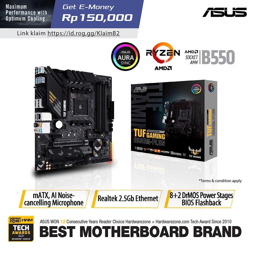 Motherboard ASUS TUF GAMING B550M PLUS Ryzen AM4 Micro ATX