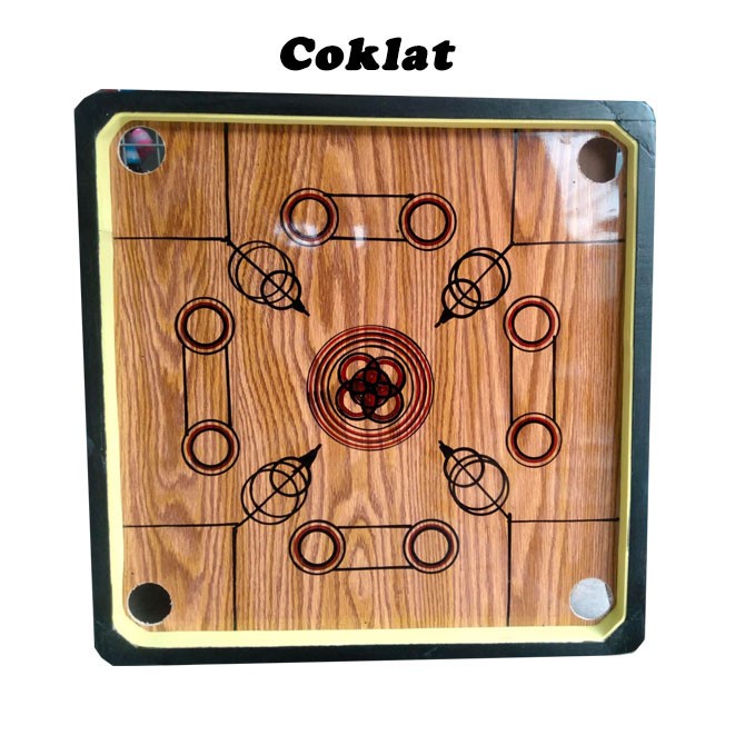 meja karambol set murah 75x75cm papan karambol