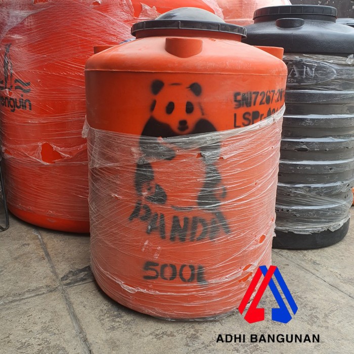 Terlaris Tangki Toren Air Panda 500 Liter Super Ekonomis (Sni)