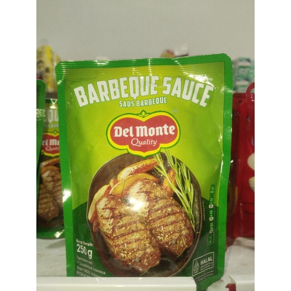 

Delmonte Barbeque sauce 1kg dan 250 gram