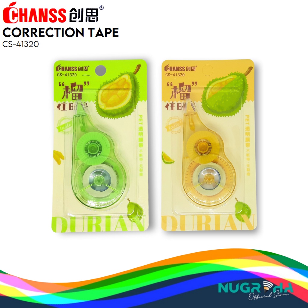 

CORRECTION TAPE TIPEX TIP X KERTAS CHANSS CS-41320