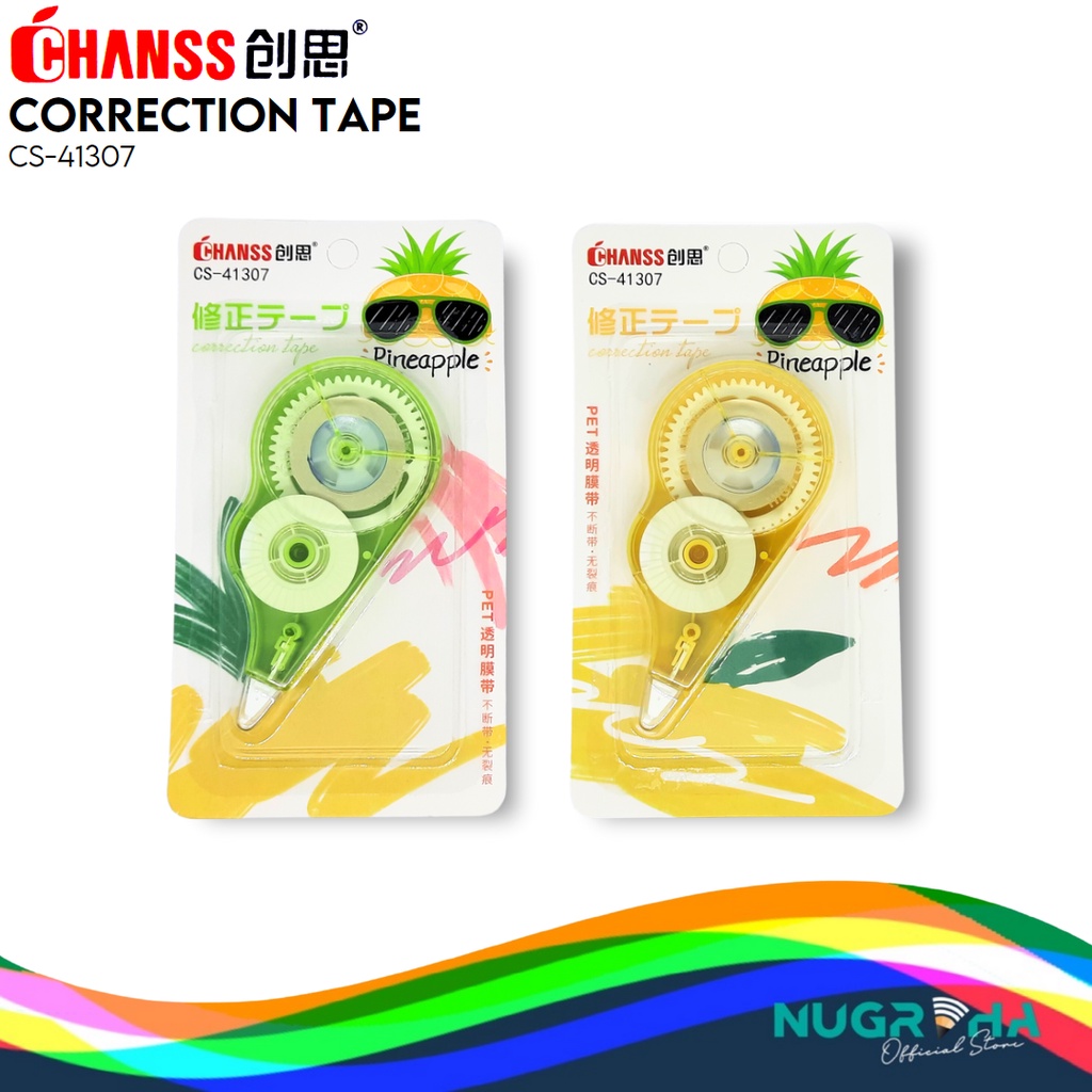 

CORRECTION TAPE TIPEX TIP X KERTAS CHANSS CS-41307