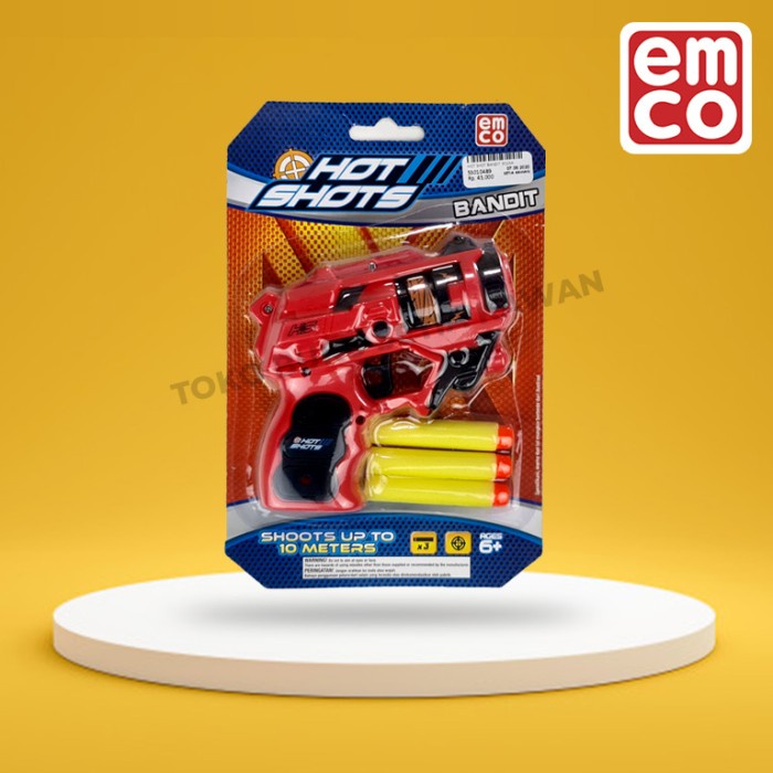 Pistol Mainan Mirip NERF GUN Emco Hot Shots Bandit Pocket Gun