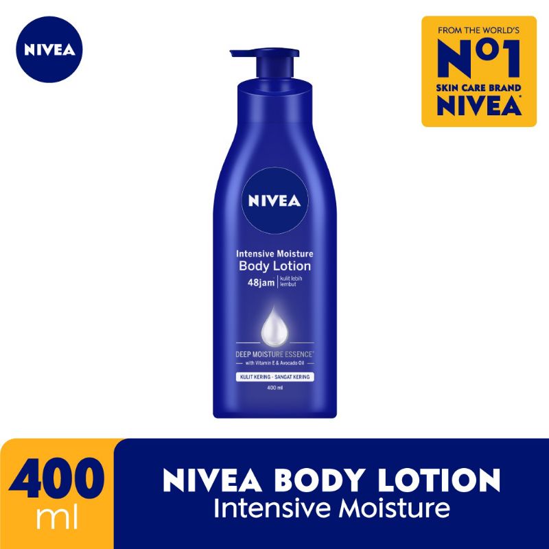 NIVEA Intensive Moisture Body Lotion Deep Moisture Essence With Vitamin E &amp; Avocado Oil