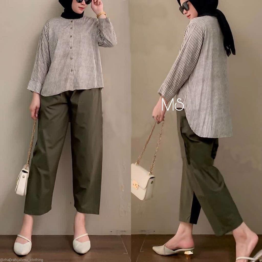 SET KINAN SALUR / SETELAN KINAN SALUR / FASHION MUSLIM KEKINIAN / WANSET MODEL BARU / SETELAN WANITA