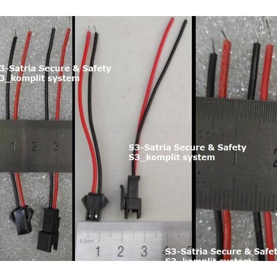 Konektor Sambung DC kabel SM 2 pin Socket kabel male female 2P