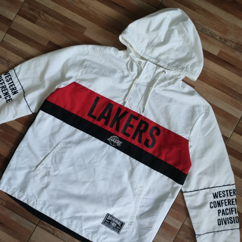 NBA LA Lakers Halfzip Hoodie Jacket Colorblock