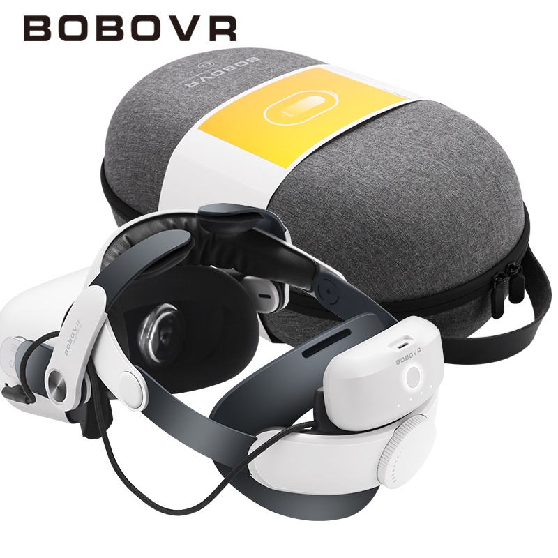 BOBOVR M2 Pro Power Bank Pak Baterai, untuk Oculus Quest 2 dengan Bantalan Sarung Lebar VR 2