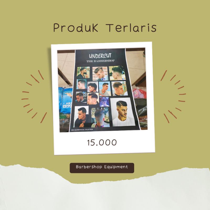 Poster Model Rambut Barbershop : Undercut