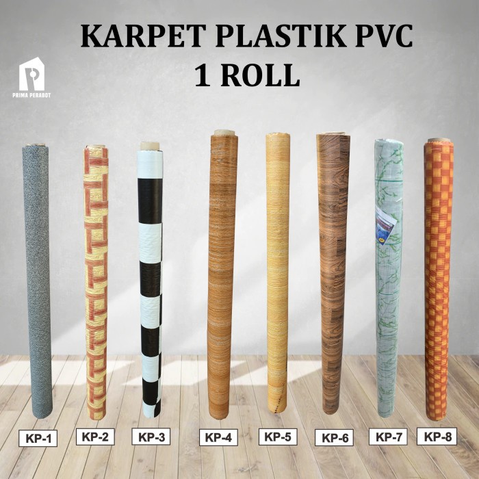 Terlaris Karpet Lantai Plastik Pvc 1 Roll
