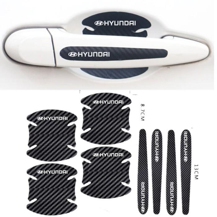 

Stiker Mobil Outer Handle Anti Gores Pelindung Pintu Carbon Hyundai