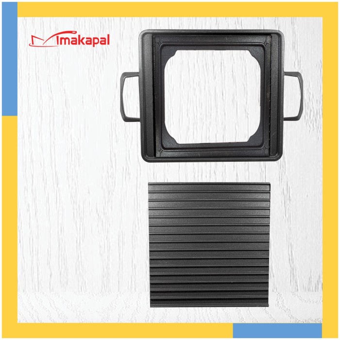 grill pan  Alat Panggang Daging Alat pemanggang Korean BBQ Grill Pan Small(N8E6) promo grill pan ant