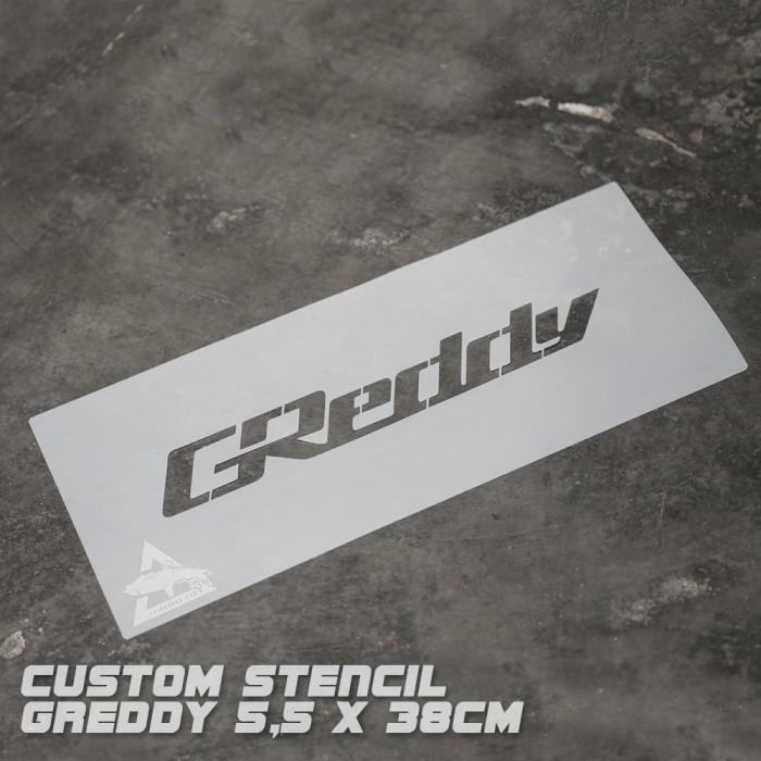 

Terlaris Stn Custom Stencil Font Greddy Ukuran 5,5 X 38Cm