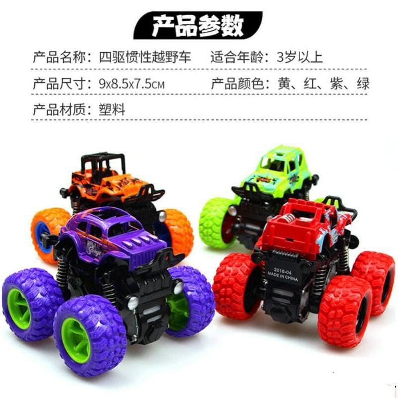 {DS} Mainan Mobil Anak Monster Zap Jip Off Road 4 Drive 360 Derajat Monster Zap Mainan Mobil Jip anak Off Road 4 Drive Inertial Bigfoot