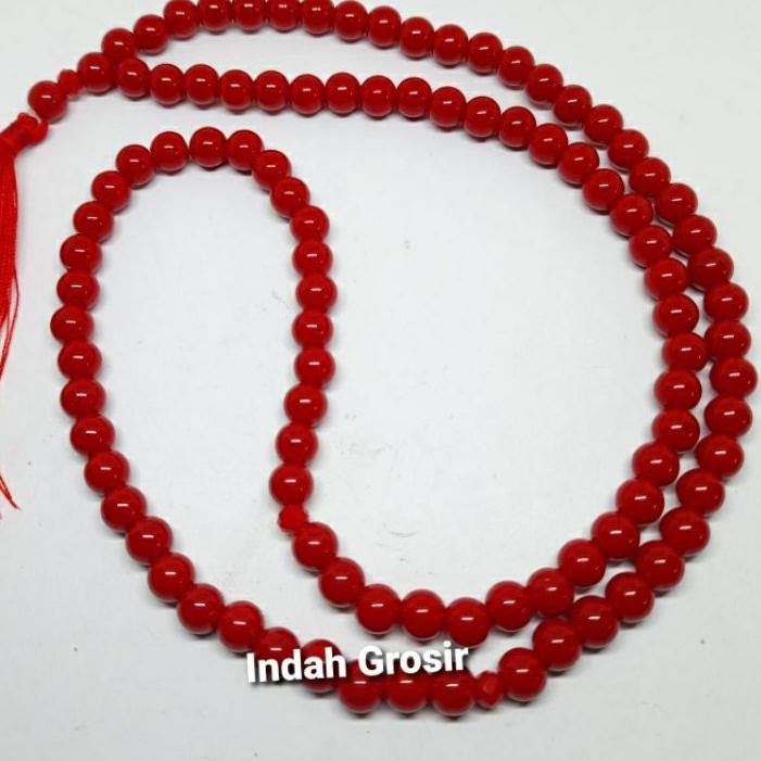 TASBIH BATU MARJAN ORIGINAL 99BUTIR 8MM
