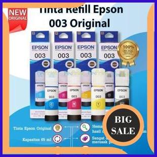 Tinta Epson 003 Printer EcoTank L5296 L1210 L3210 L3110 L3150 L5190 onderdil 54PR23