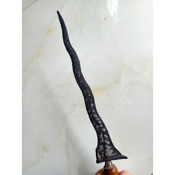 Keris Jargun pamor Miring