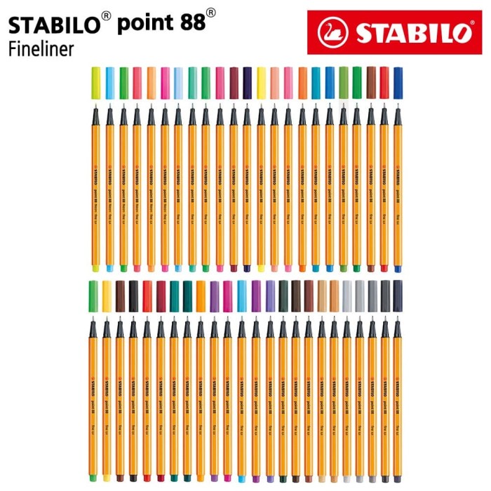 

STABILO Set 47pcs - point 88 All color