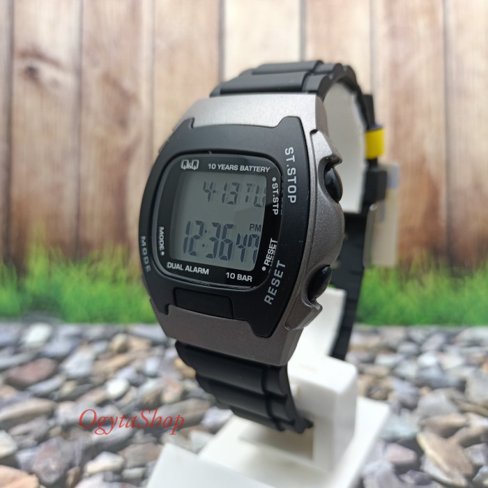 Q&Q Qq Qnq Digital Jam Tangan Original Mac5P111Y Black