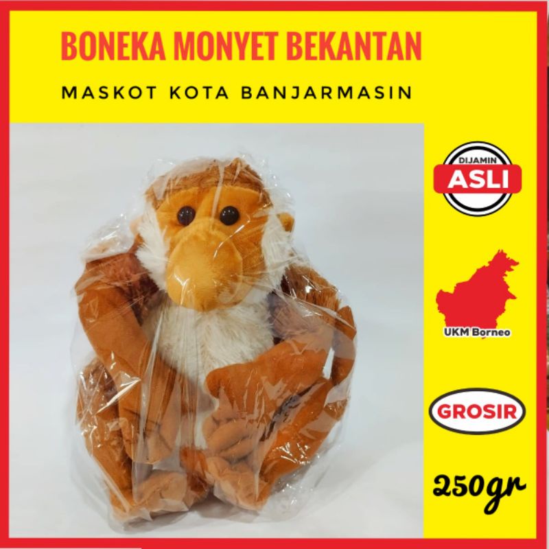 Boneka Bekantan Oleh Oleh Banjarmasin Kalimantan