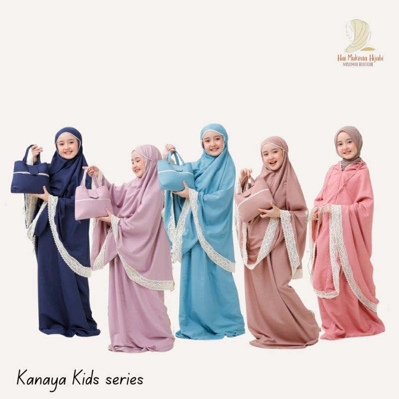 Hai Mukena Kanaya Anak 8-10 tahun