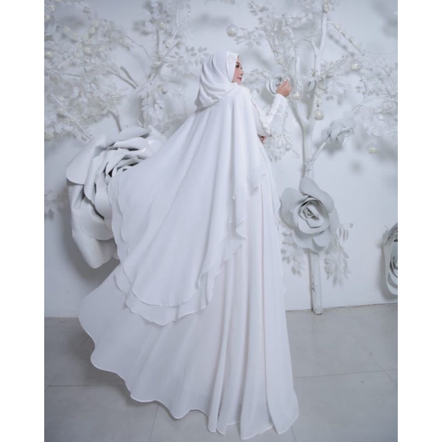 QALISYA SERIES BY AVRILIA HIJAB GAMIS MEWAH POLOS