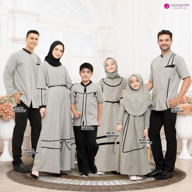 Rauna Sarimbit Terbaru / SR-04 Green Lily / Fashion Muslim
